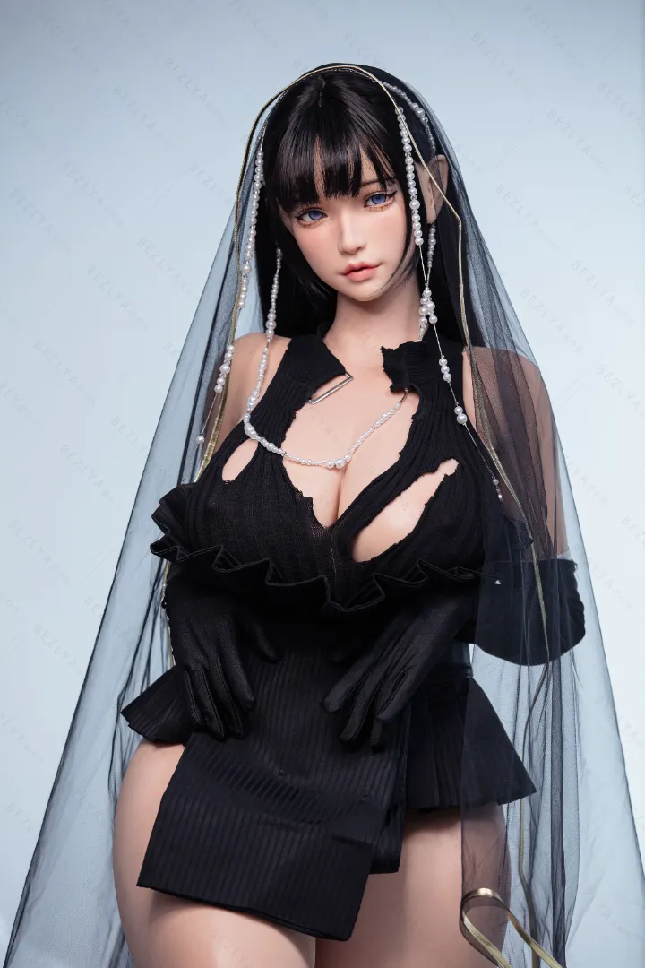 160cm (5ft3) F-Cup Lightweight Silicone Sex Doll, Movable Jaw Head Mandragora